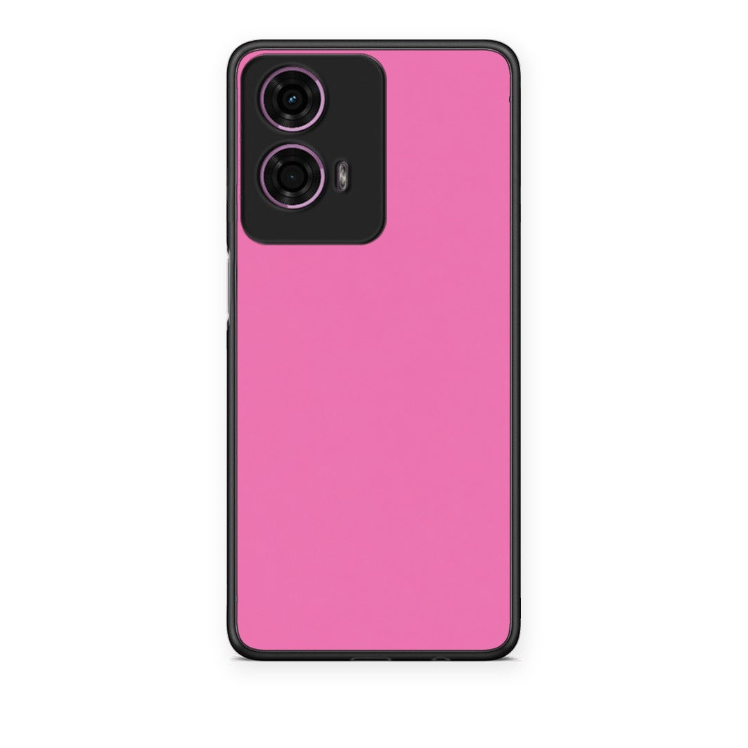 Θήκη Motorola G24 Rose Pink από τη Smartfits με σχέδιο στο πίσω μέρος και μαύρο περίβλημα | Motorola G24 Rose Pink case with colorful back and black bezels
