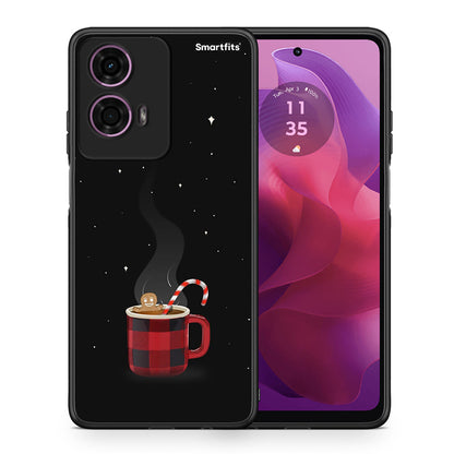 Θήκη Motorola G24 Xmas Bathing από τη Smartfits με σχέδιο στο πίσω μέρος και μαύρο περίβλημα | Motorola G24 Xmas Bathing case with colorful back and black bezels
