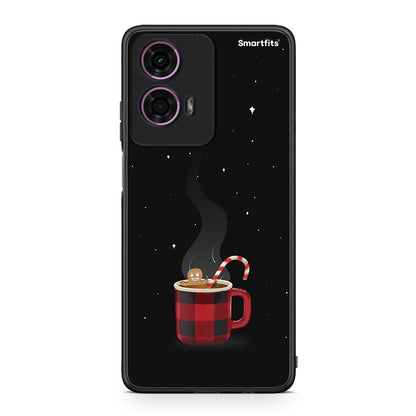 Motorola G24 Xmas Bathing θήκη από τη Smartfits με σχέδιο στο πίσω μέρος και μαύρο περίβλημα | Smartphone case with colorful back and black bezels by Smartfits