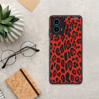 Animal Red Leopard - Motorola G34 5G θήκη