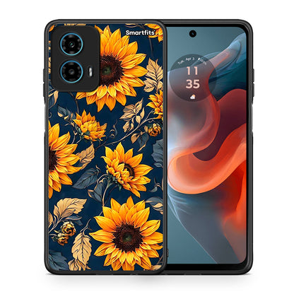 Autumn Sunflowers - Motorola G34 5G θήκη