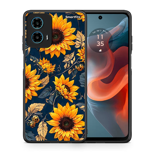 Autumn Sunflowers - Motorola G34 5G θήκη