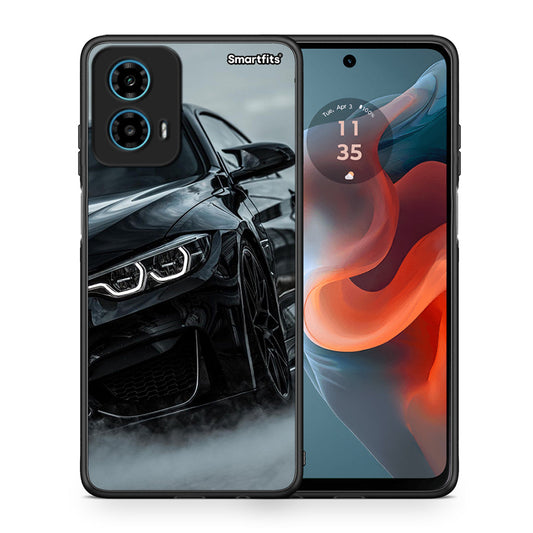 Θήκη Motorola G34 5G Black BMW από τη Smartfits με σχέδιο στο πίσω μέρος και μαύρο περίβλημα | Motorola G34 5G Black BMW case with colorful back and black bezels