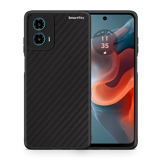 Θήκη Motorola G34 5G Carbon Black από τη Smartfits με σχέδιο στο πίσω μέρος και μαύρο περίβλημα | Motorola G34 5G Carbon Black case with colorful back and black bezels
