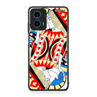 Thumbnail for Motorola G34 5G Card Love θήκη από τη Smartfits με σχέδιο στο πίσω μέρος και μαύρο περίβλημα | Smartphone case with colorful back and black bezels by Smartfits