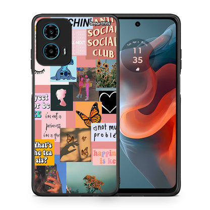 Collage Bitchin - Motorola G34 5G θήκη