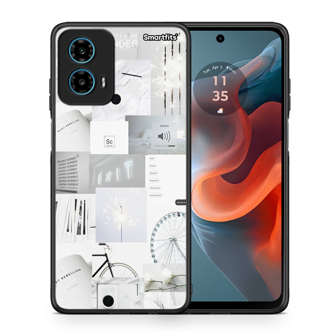 Collage Make Me Wonder - Motorola G34 5G θήκη