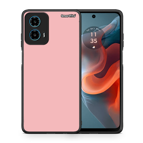 Θήκη Motorola G34 5G Nude Color από τη Smartfits με σχέδιο στο πίσω μέρος και μαύρο περίβλημα | Motorola G34 5G Nude Color case with colorful back and black bezels