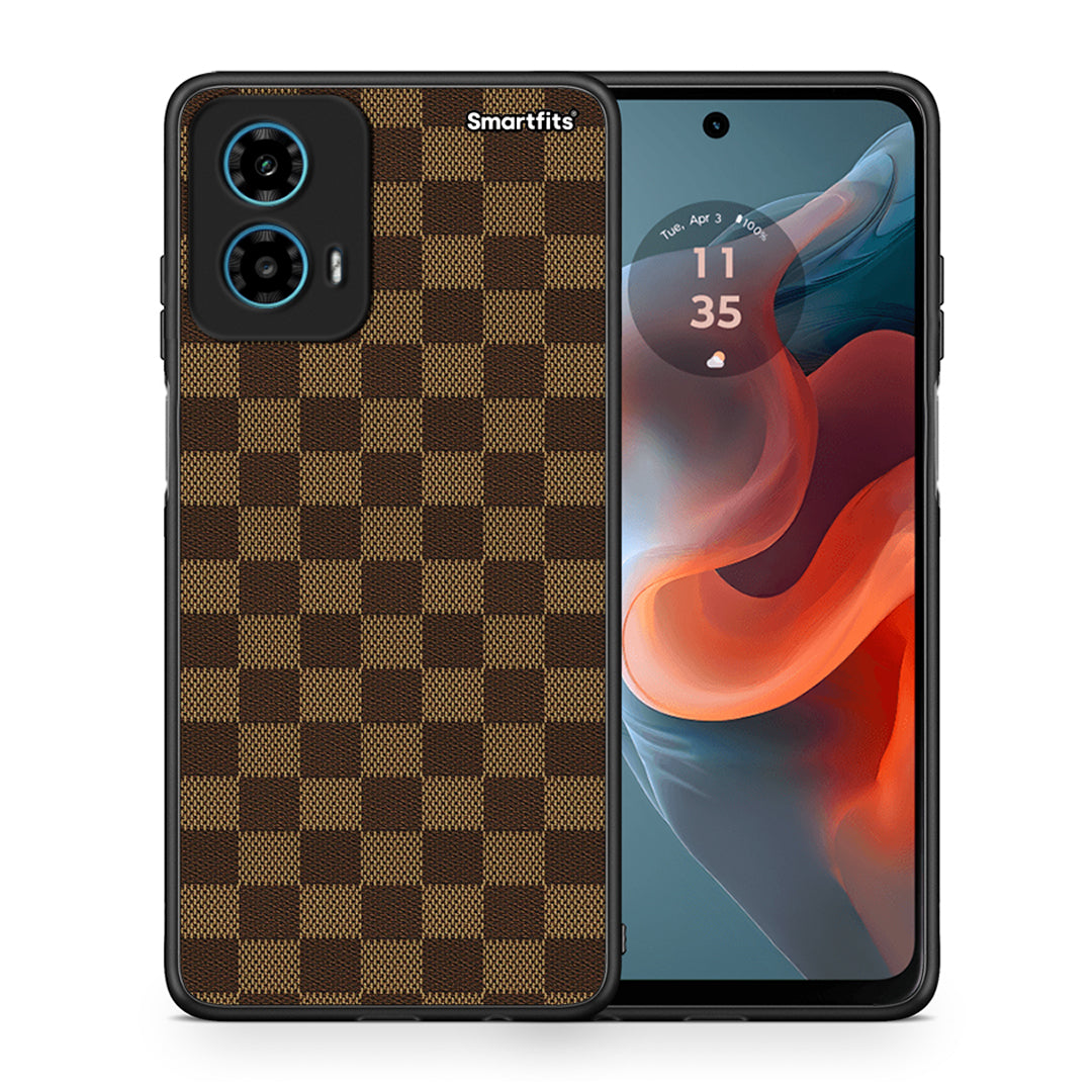 Θήκη Motorola G34 5G Glamour Designer από τη Smartfits με σχέδιο στο πίσω μέρος και μαύρο περίβλημα | Motorola G34 5G Glamour Designer case with colorful back and black bezels