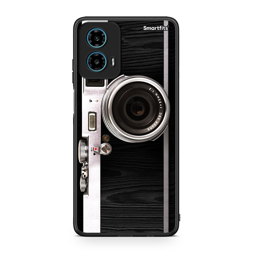Motorola G34 5G Emily In Paris θήκη από τη Smartfits με σχέδιο στο πίσω μέρος και μαύρο περίβλημα | Smartphone case with colorful back and black bezels by Smartfits