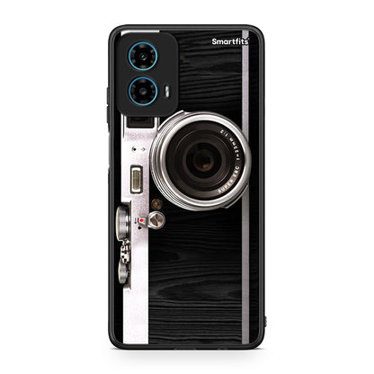 Motorola G34 5G Emily In Paris θήκη από τη Smartfits με σχέδιο στο πίσω μέρος και μαύρο περίβλημα | Smartphone case with colorful back and black bezels by Smartfits