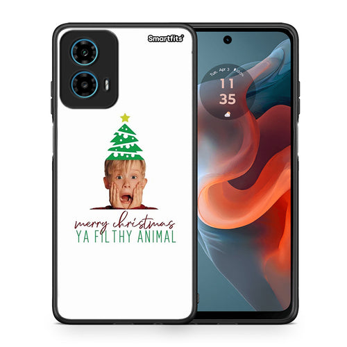 Θήκη Motorola G34 5G Filthy Animal από τη Smartfits με σχέδιο στο πίσω μέρος και μαύρο περίβλημα | Motorola G34 5G Filthy Animal case with colorful back and black bezels
