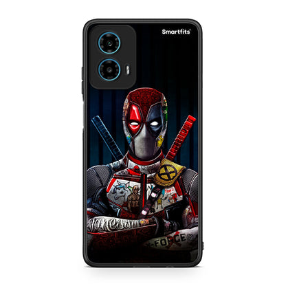 Motorola G34 5G Funny Guy θήκη από τη Smartfits με σχέδιο στο πίσω μέρος και μαύρο περίβλημα | Smartphone case with colorful back and black bezels by Smartfits
