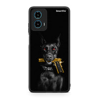 Thumbnail for Motorola G34 5G Golden Gun Θήκη Αγίου Βαλεντίνου από τη Smartfits με σχέδιο στο πίσω μέρος και μαύρο περίβλημα | Smartphone case with colorful back and black bezels by Smartfits