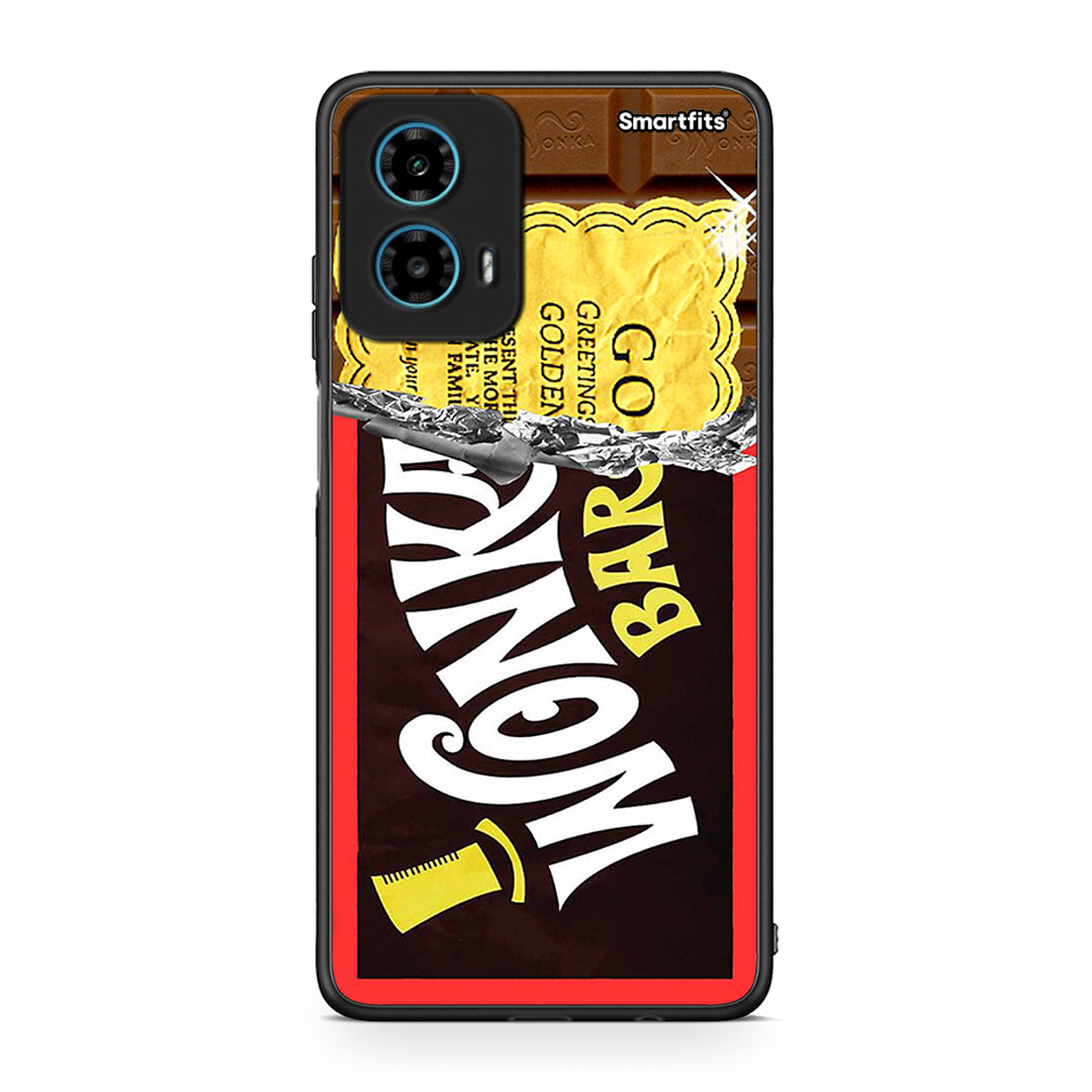 Motorola G34 5G Golden Ticket θήκη από τη Smartfits με σχέδιο στο πίσω μέρος και μαύρο περίβλημα | Smartphone case with colorful back and black bezels by Smartfits