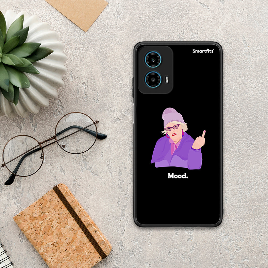 Grandma Mood Black - Motorola G34 5G θήκη