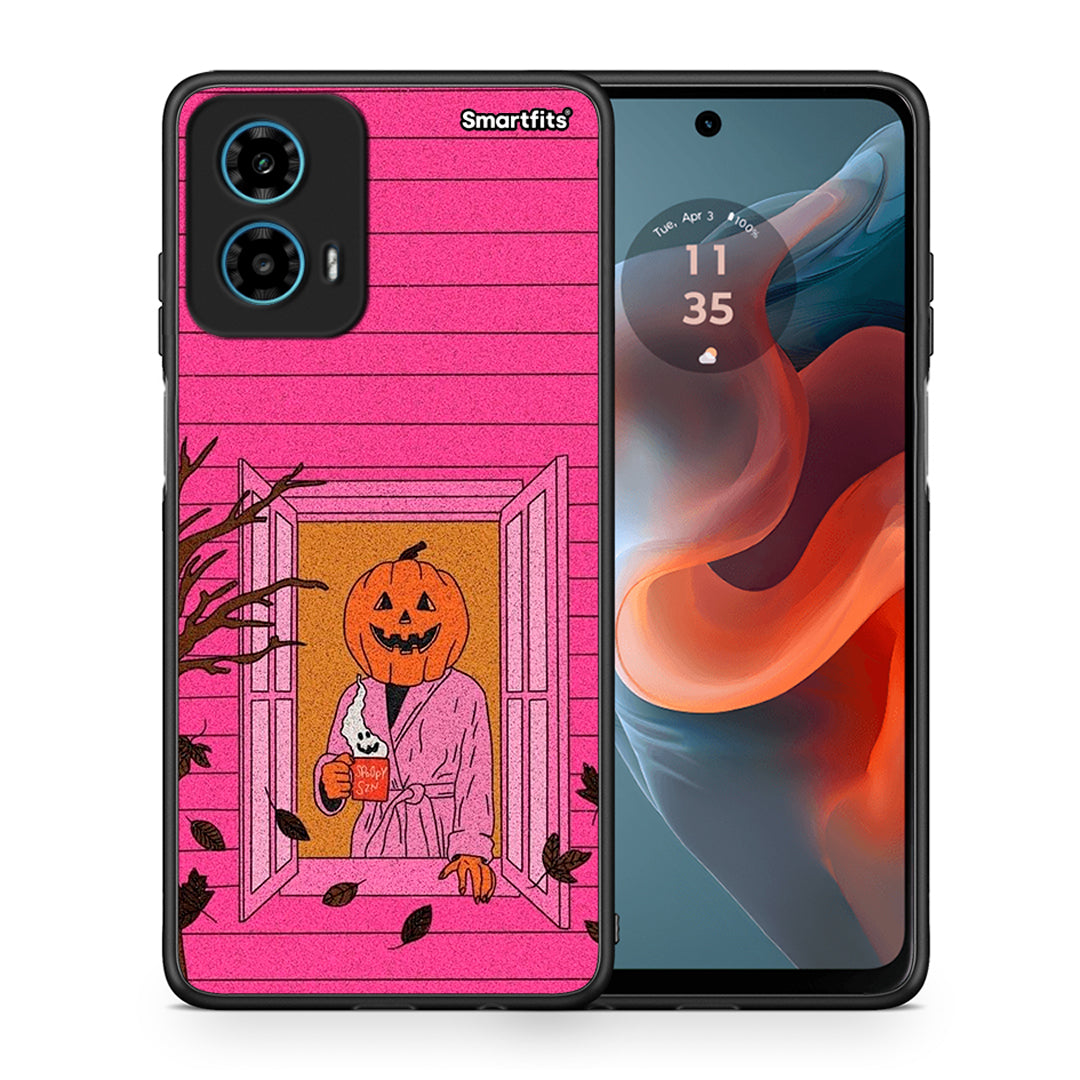 Halloween Pumpkin Lady - Motorola G34 5G θήκη
