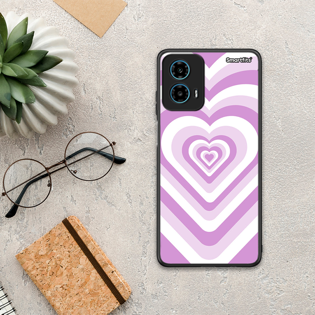 Lilac Hearts - Motorola G34 5G θήκη