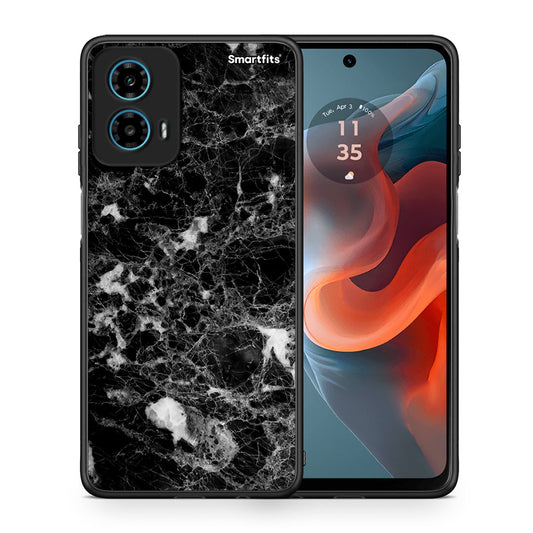 Θήκη Motorola G34 5G Male Marble από τη Smartfits με σχέδιο στο πίσω μέρος και μαύρο περίβλημα | Motorola G34 5G Male Marble case with colorful back and black bezels