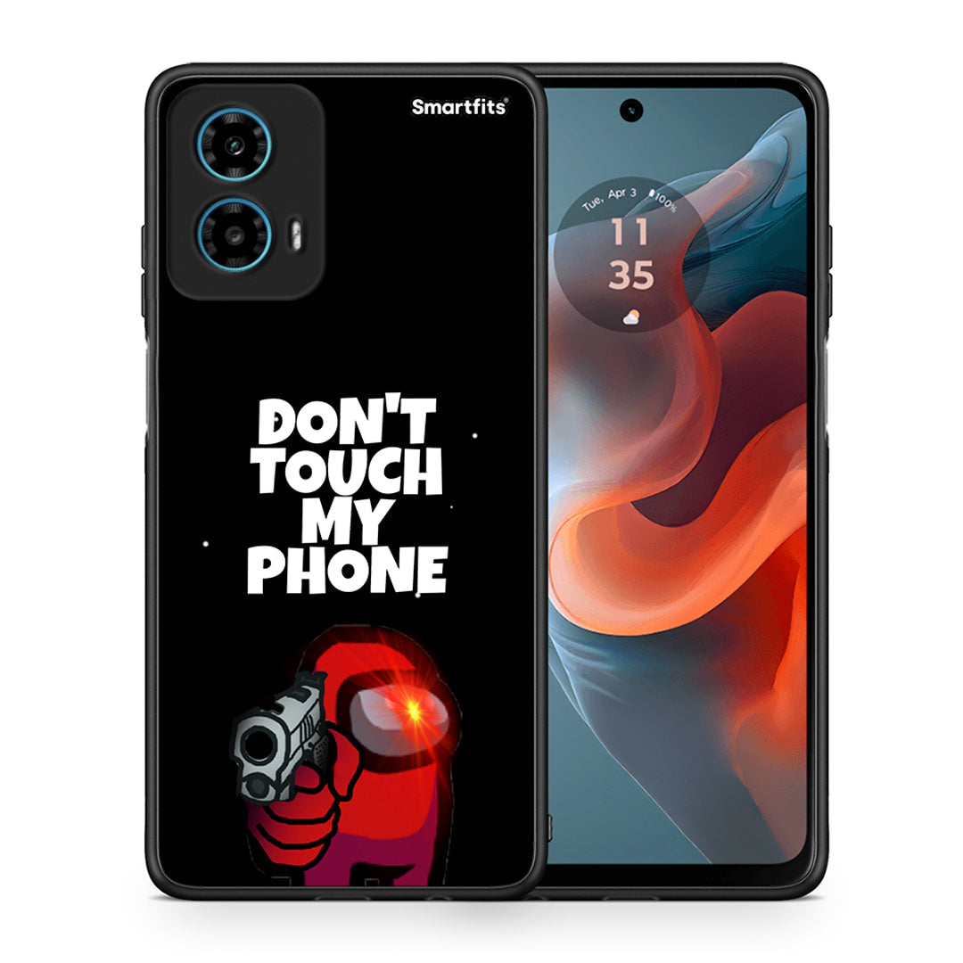 Θήκη Motorola G34 5G My Phone από τη Smartfits με σχέδιο στο πίσω μέρος και μαύρο περίβλημα | Motorola G34 5G My Phone case with colorful back and black bezels
