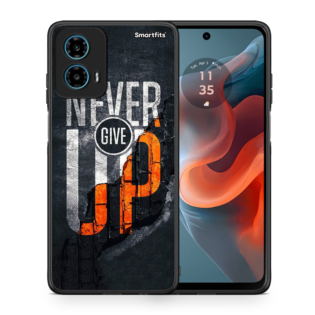 Never Give Up - Motorola G34 5G θήκη