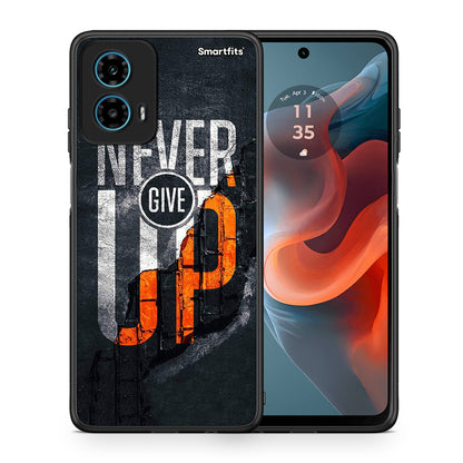 Never Give Up - Motorola G34 5G θήκη