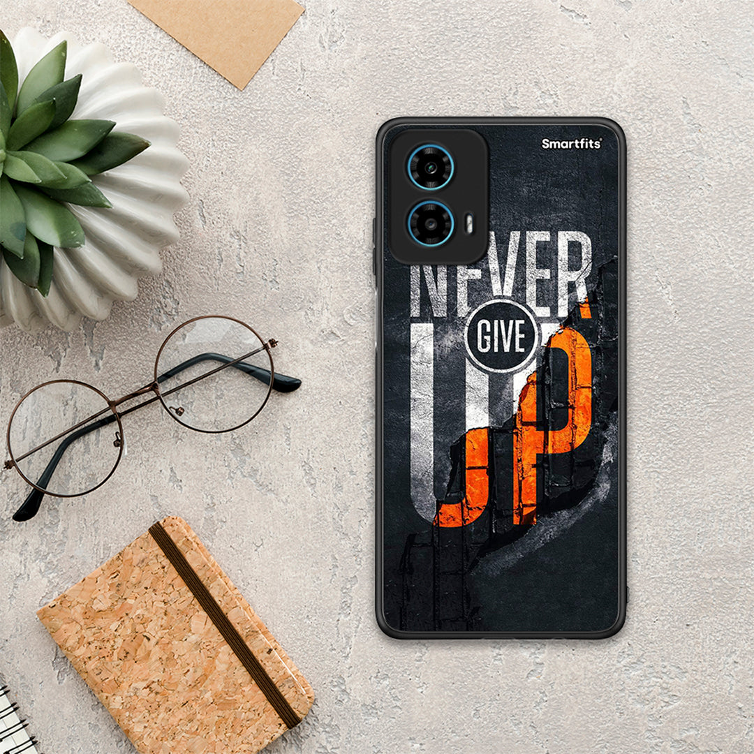 Never Give Up - Motorola G34 5G θήκη