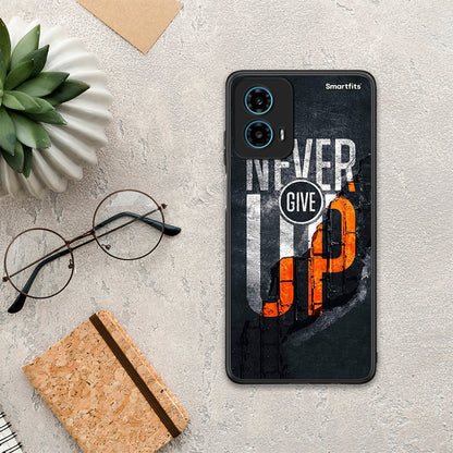 Never Give Up - Motorola G34 5G θήκη