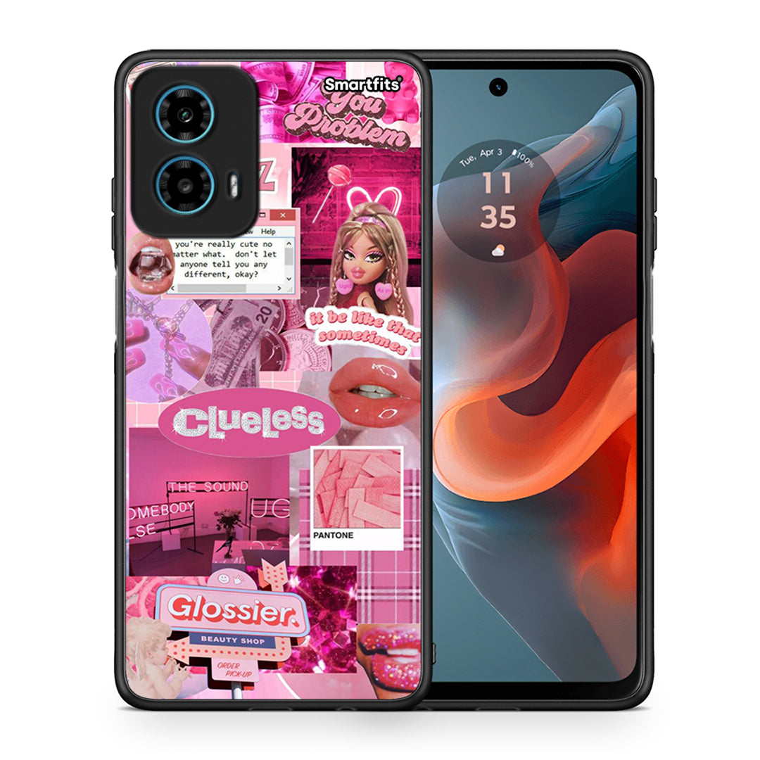 Pink Love - Motorola G34 5G θήκη
