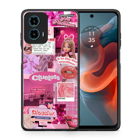 Pink Love - Motorola G34 5G θήκη