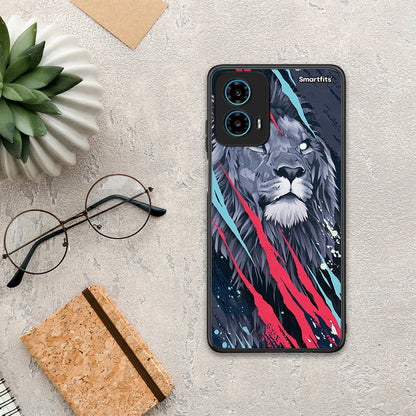 PopArt Lion Designer - Motorola G34 5G θήκη
