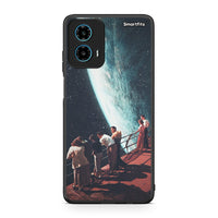 Thumbnail for Motorola G34 5G Surreal View θήκη από τη Smartfits με σχέδιο στο πίσω μέρος και μαύρο περίβλημα | Smartphone case with colorful back and black bezels by Smartfits