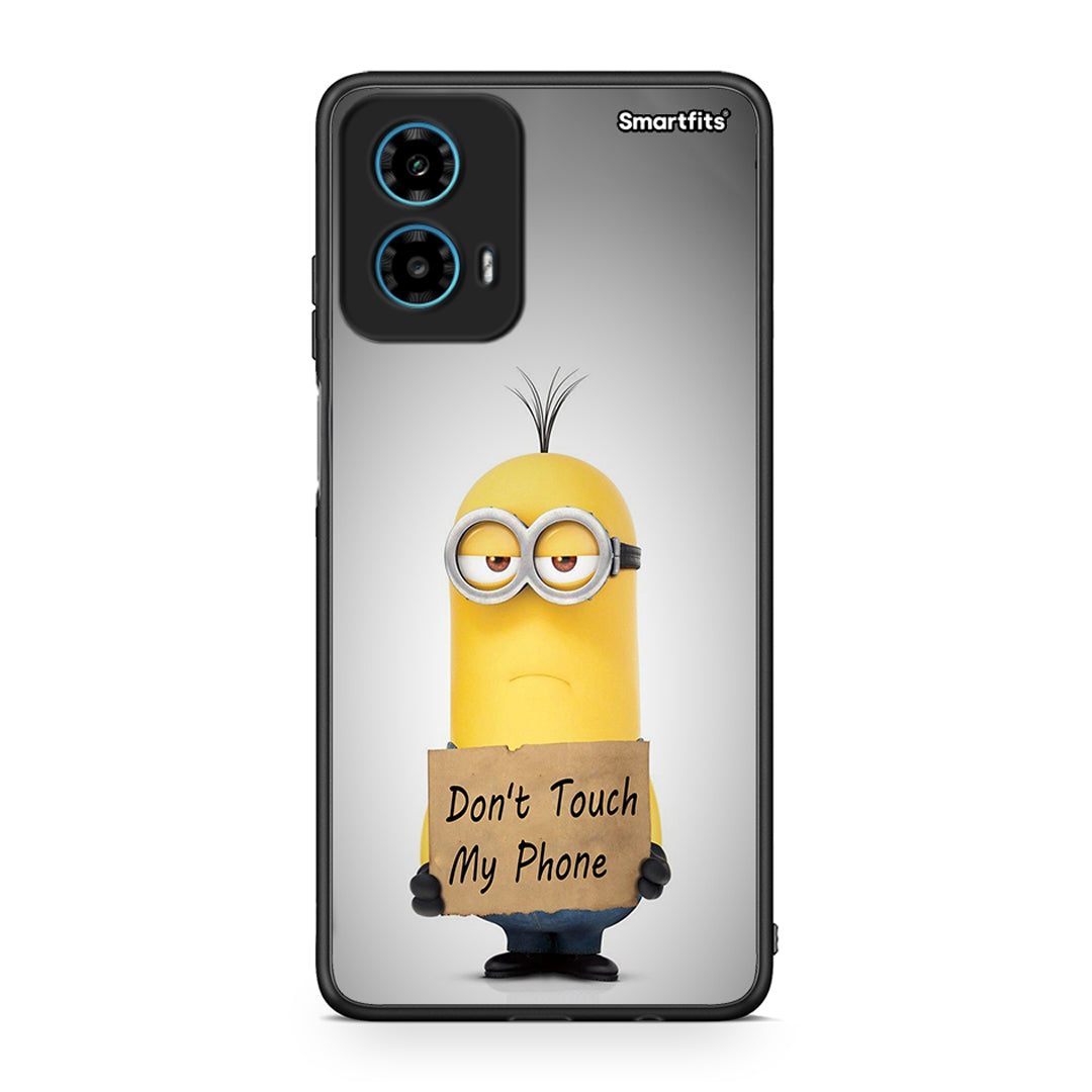 4 - Motorola G34 5G Minion Text case, cover, bumper