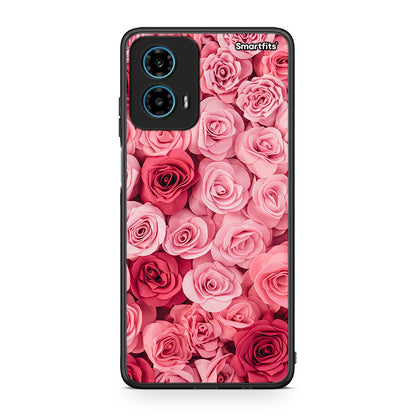 4 - Motorola G34 5G RoseGarden Valentine case, cover, bumper