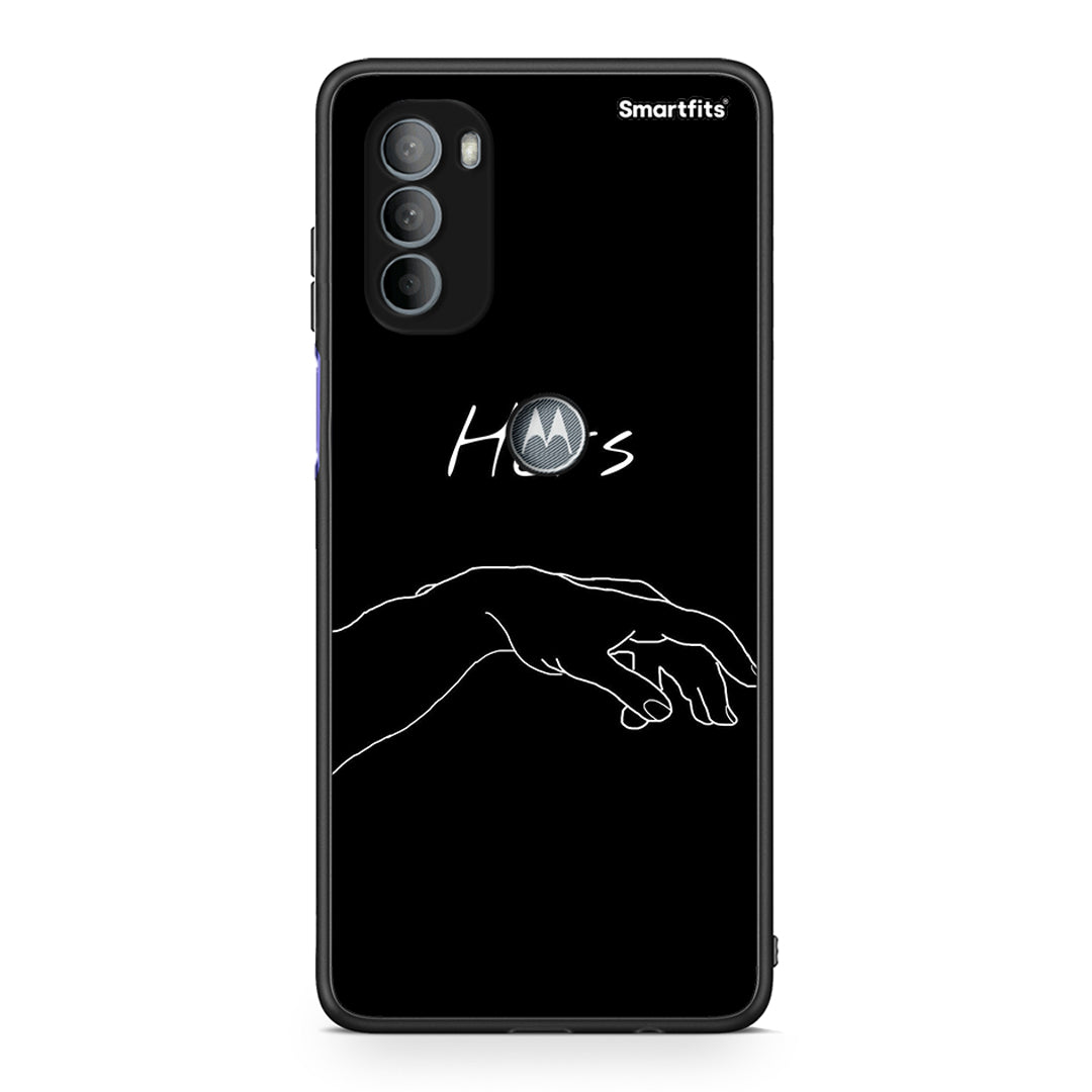 Motorola Moto G31 Aeshetic Love 1 Θήκη Αγίου Βαλεντίνου από τη Smartfits με σχέδιο στο πίσω μέρος και μαύρο περίβλημα | Smartphone case with colorful back and black bezels by Smartfits