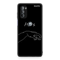 Thumbnail for Motorola Moto G31 Aeshetic Love 1 Θήκη Αγίου Βαλεντίνου από τη Smartfits με σχέδιο στο πίσω μέρος και μαύρο περίβλημα | Smartphone case with colorful back and black bezels by Smartfits