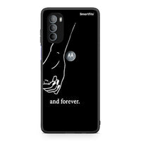 Thumbnail for Motorola Moto G31 Always & Forever 2 Θήκη Αγίου Βαλεντίνου από τη Smartfits με σχέδιο στο πίσω μέρος και μαύρο περίβλημα | Smartphone case with colorful back and black bezels by Smartfits