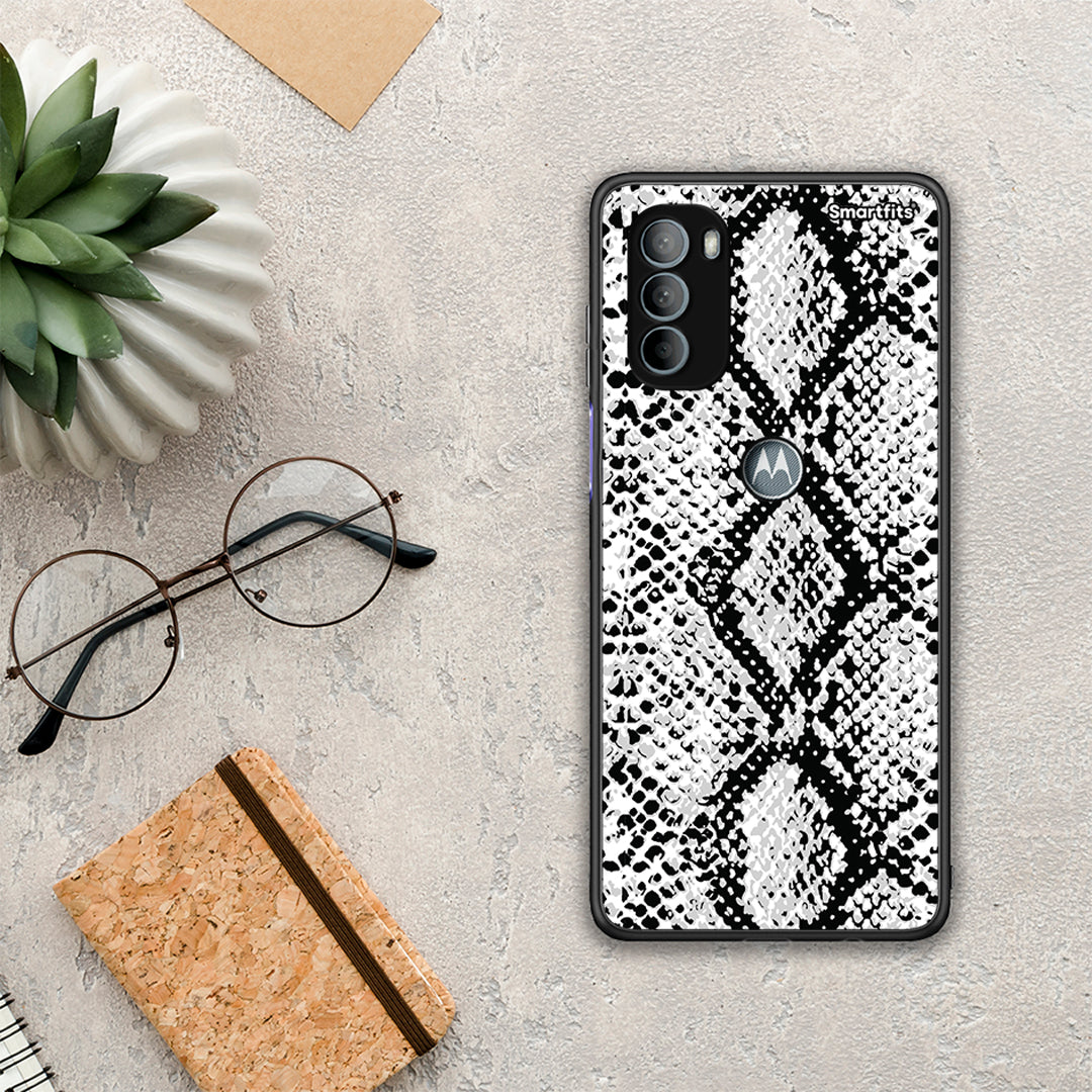 Animal White Snake - Motorola Moto G31 θήκη