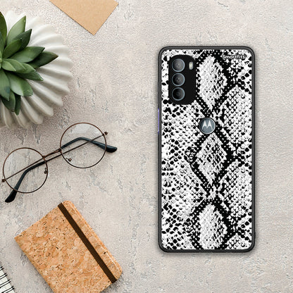 Animal White Snake - Motorola Moto G31 θήκη