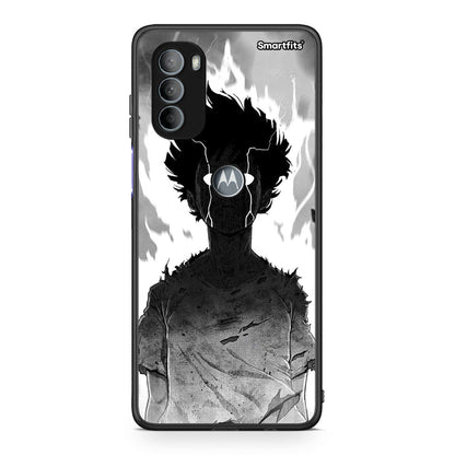 Motorola Moto G31 Anime Boy Θήκη από τη Smartfits με σχέδιο στο πίσω μέρος και μαύρο περίβλημα | Smartphone case with colorful back and black bezels by Smartfits