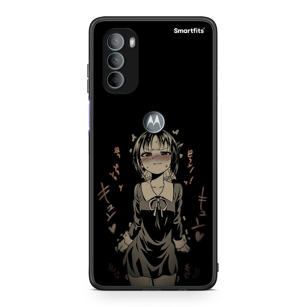 Motorola Moto G31 Anime Girl θήκη από τη Smartfits με σχέδιο στο πίσω μέρος και μαύρο περίβλημα | Smartphone case with colorful back and black bezels by Smartfits