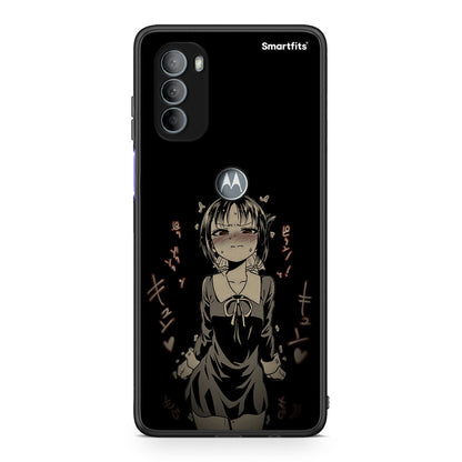 Motorola Moto G31 Anime Girl θήκη από τη Smartfits με σχέδιο στο πίσω μέρος και μαύρο περίβλημα | Smartphone case with colorful back and black bezels by Smartfits