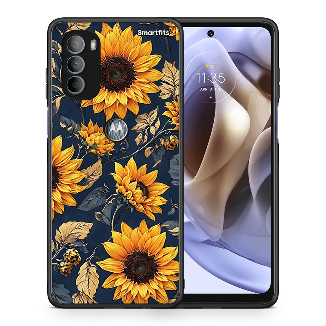 Autumn Sunflowers - Motorola Moto G31 θήκη