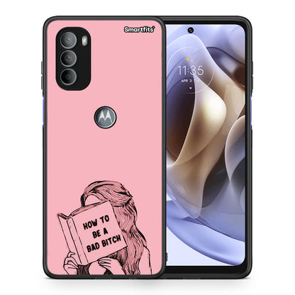 Θήκη Motorola Moto G31 Bad Bitch από τη Smartfits με σχέδιο στο πίσω μέρος και μαύρο περίβλημα | Motorola Moto G31 Bad Bitch case with colorful back and black bezels
