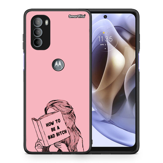 Θήκη Motorola Moto G31 Bad Bitch από τη Smartfits με σχέδιο στο πίσω μέρος και μαύρο περίβλημα | Motorola Moto G31 Bad Bitch case with colorful back and black bezels