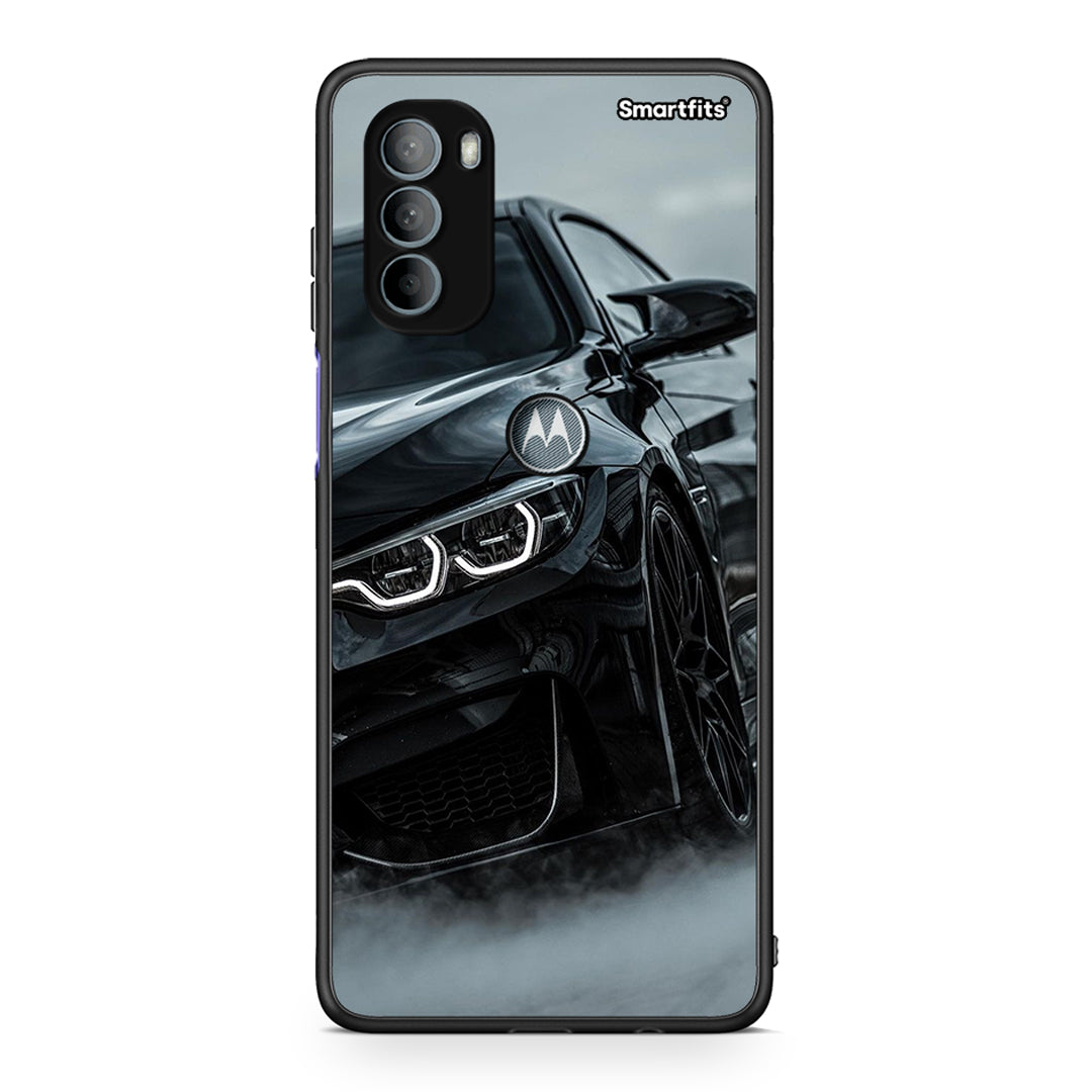 Motorola Moto G31 Black BMW θήκη από τη Smartfits με σχέδιο στο πίσω μέρος και μαύρο περίβλημα | Smartphone case with colorful back and black bezels by Smartfits