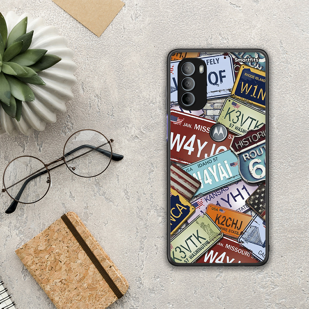 Car Plates - Motorola Moto G31 θήκη