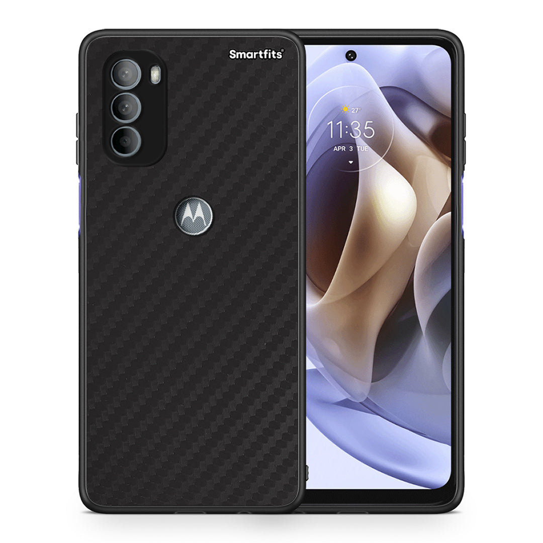 Θήκη Motorola Moto G31 Carbon Black από τη Smartfits με σχέδιο στο πίσω μέρος και μαύρο περίβλημα | Motorola Moto G31 Carbon Black case with colorful back and black bezels