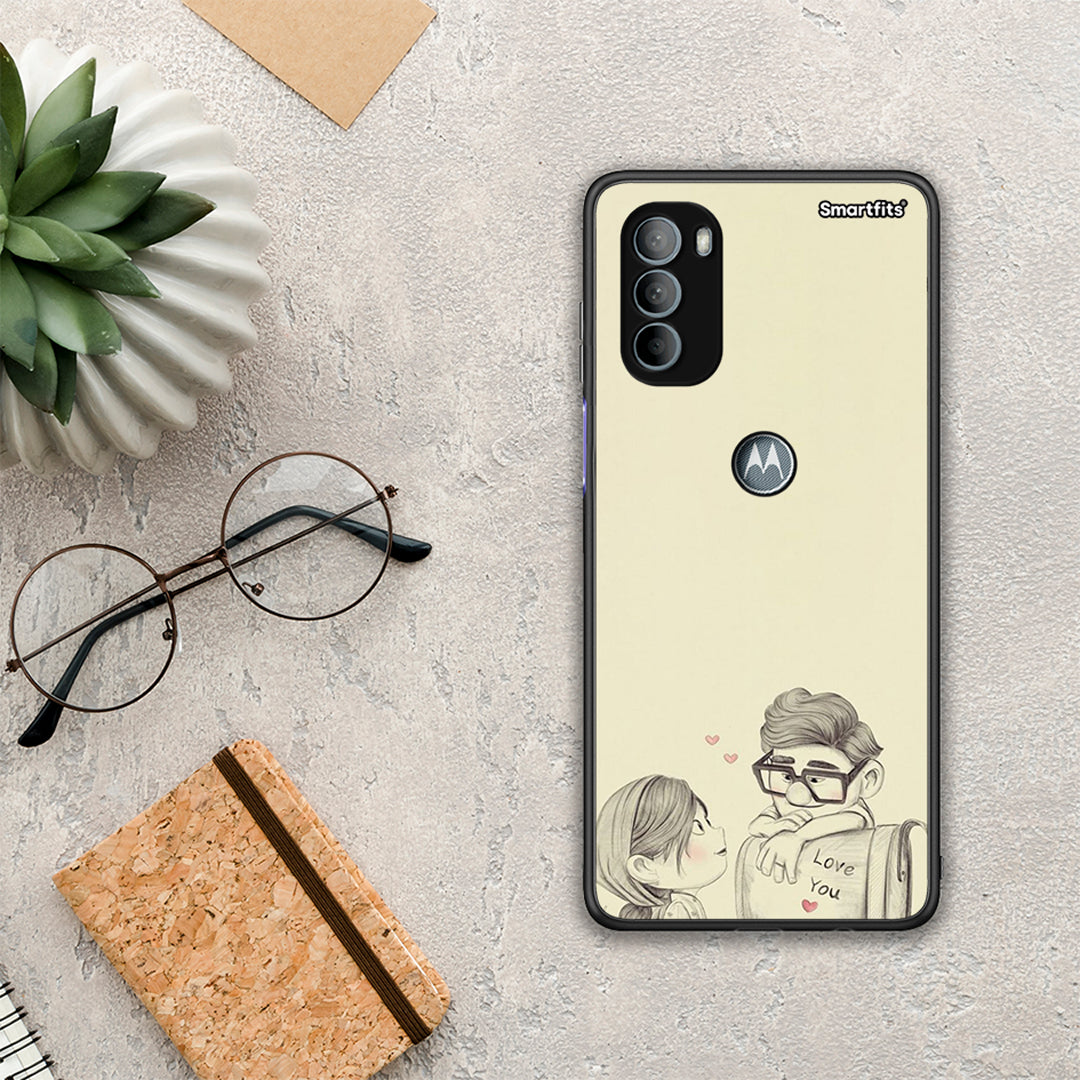 Carl And Ellie - Motorola Moto G31 θήκη