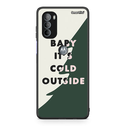 Motorola Moto G31 Cold Outside θήκη από τη Smartfits με σχέδιο στο πίσω μέρος και μαύρο περίβλημα | Smartphone case with colorful back and black bezels by Smartfits